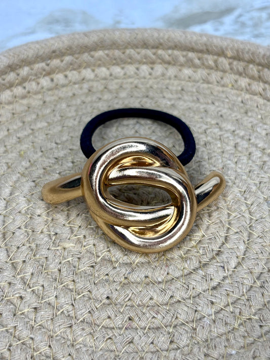 Anti tarnish hair tie (Random design)