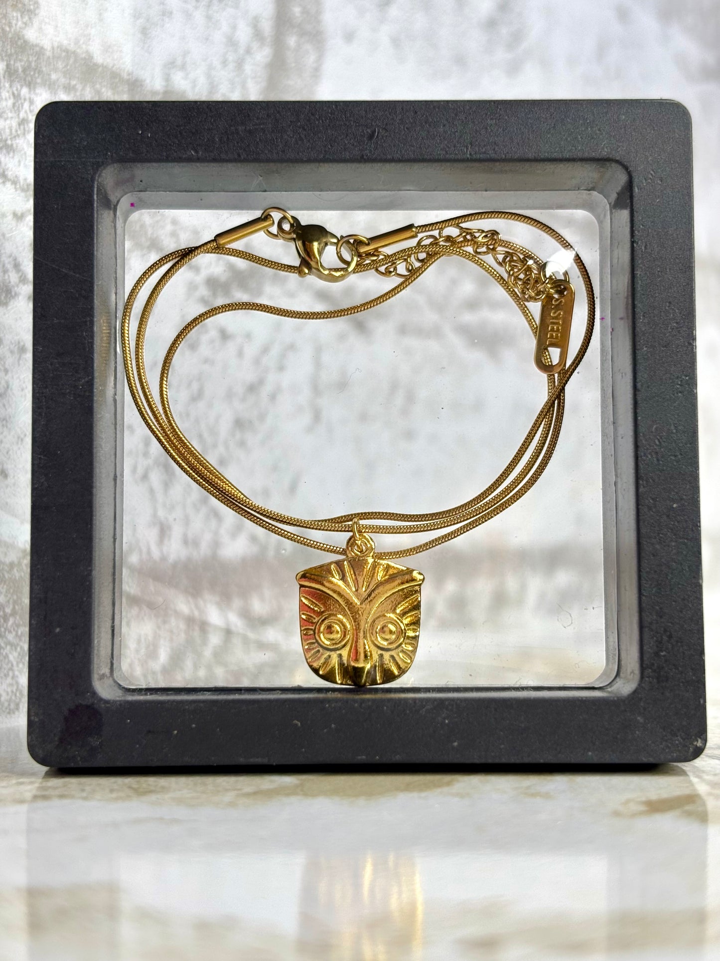 Owl necklace (Anti-Tarnish Stainless Steel | 18K Gold Plated)