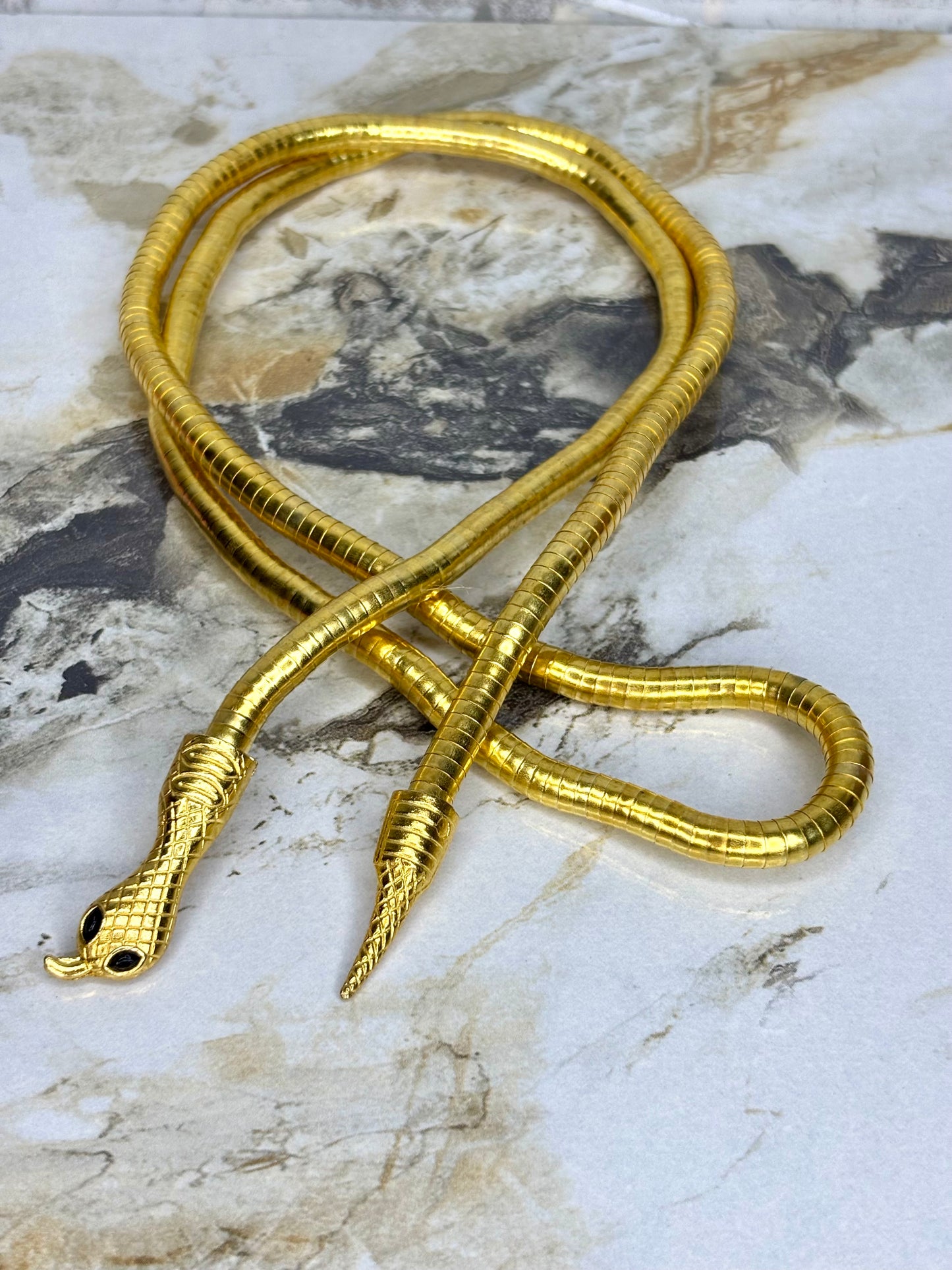 Snake Necklace Bendable Snake Blacelet Adjustable Snake Choker Necklace