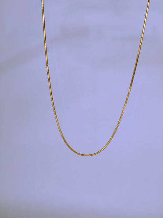 Sleek Chain (Anti-Tarnish, Stainless Steel 18k Gold Plated)