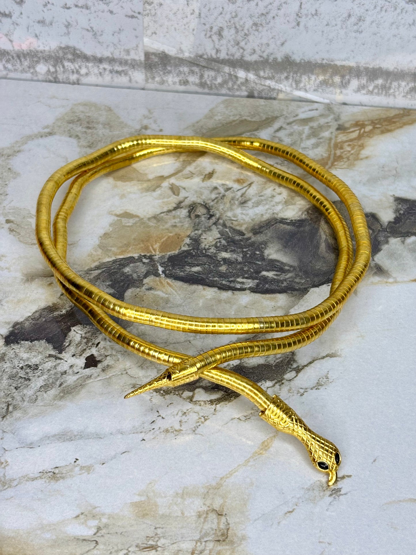 Snake Necklace Bendable Snake Blacelet Adjustable Snake Choker Necklace