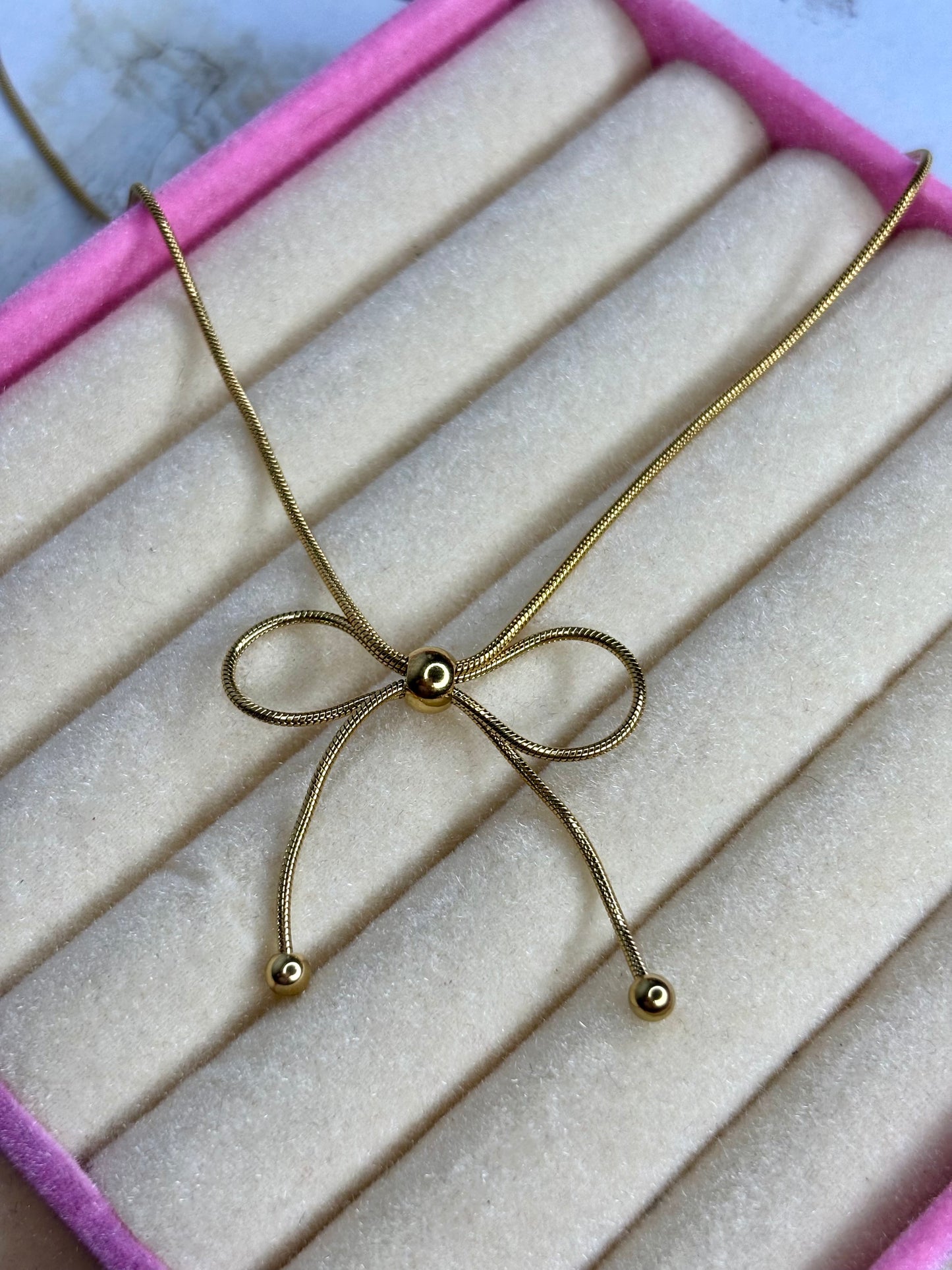 Big Bow (Anti Tarnish Stainless steel 18k gold plated)