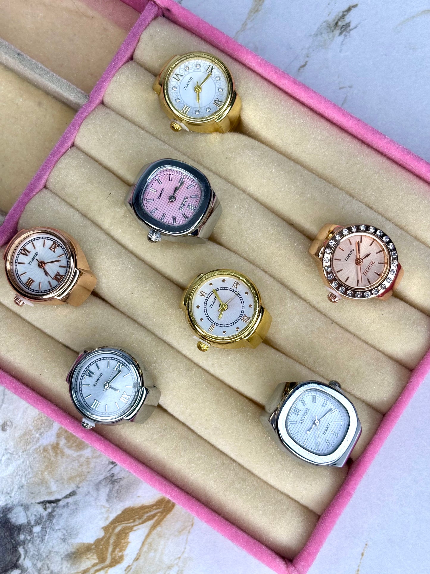 Watch ring stainless steel available seven colours