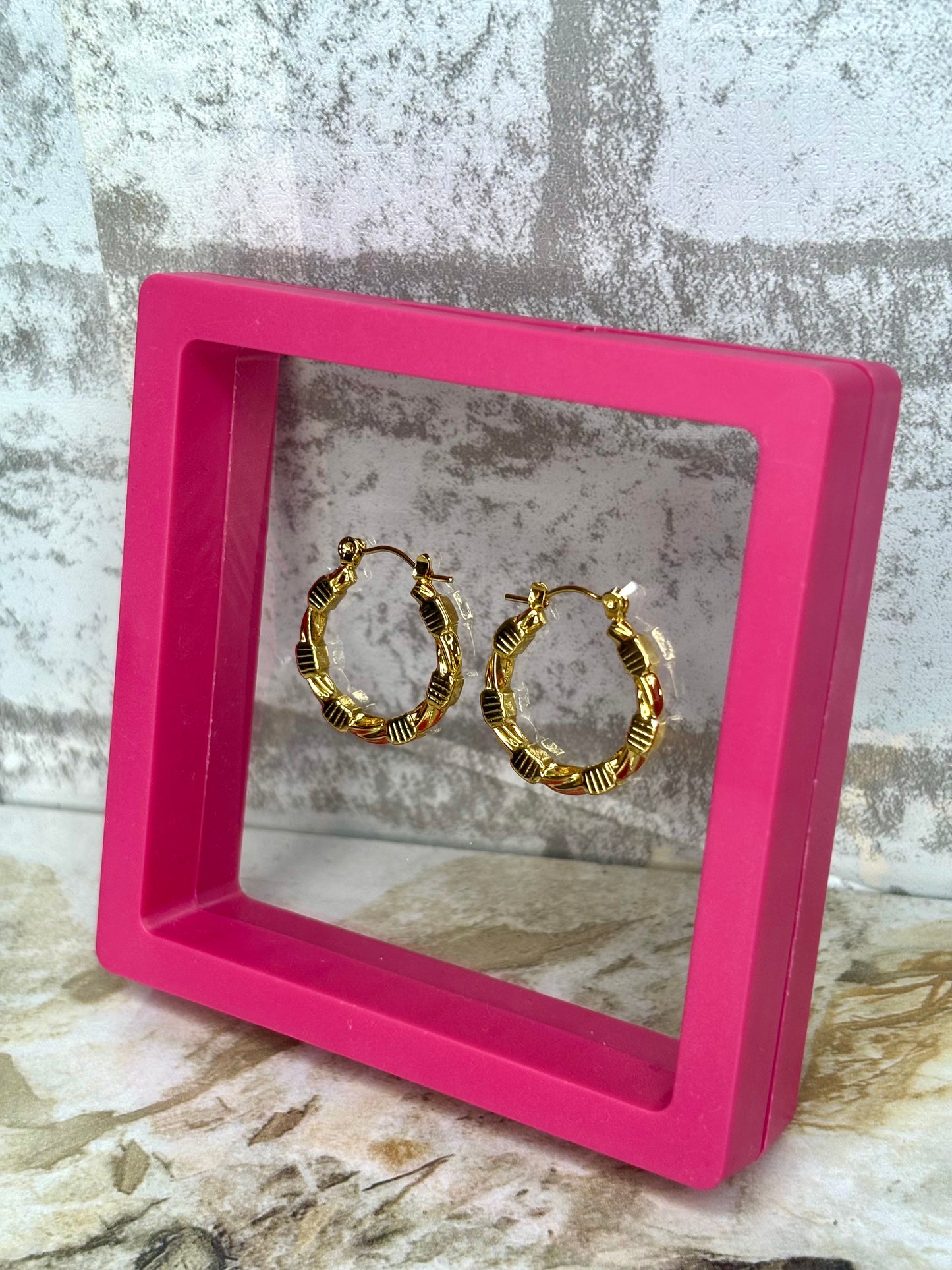 Swirl Earring (Anti tarnish Stainless steel 18k gold plated)