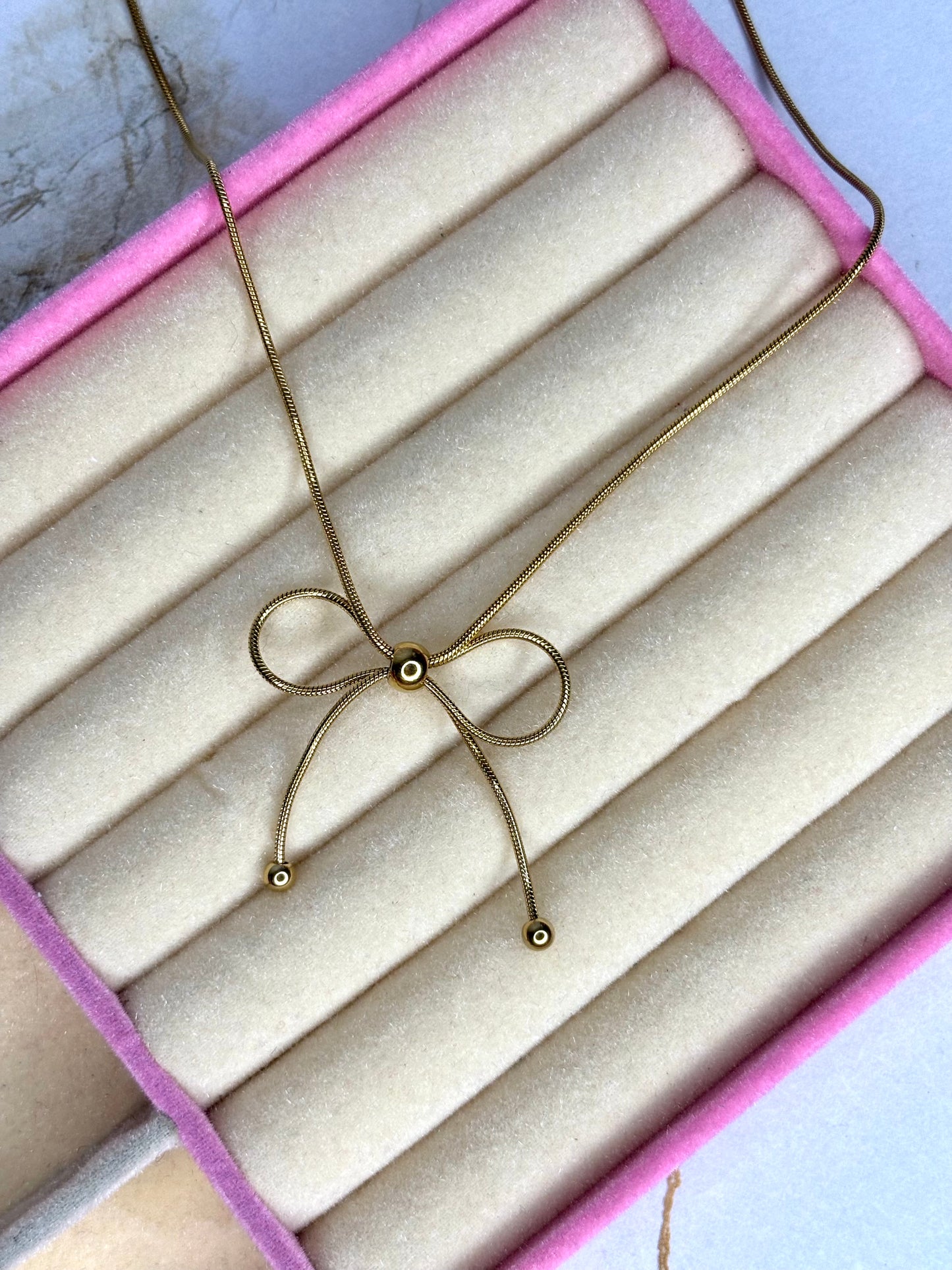 Big Bow (Anti Tarnish Stainless steel 18k gold plated)