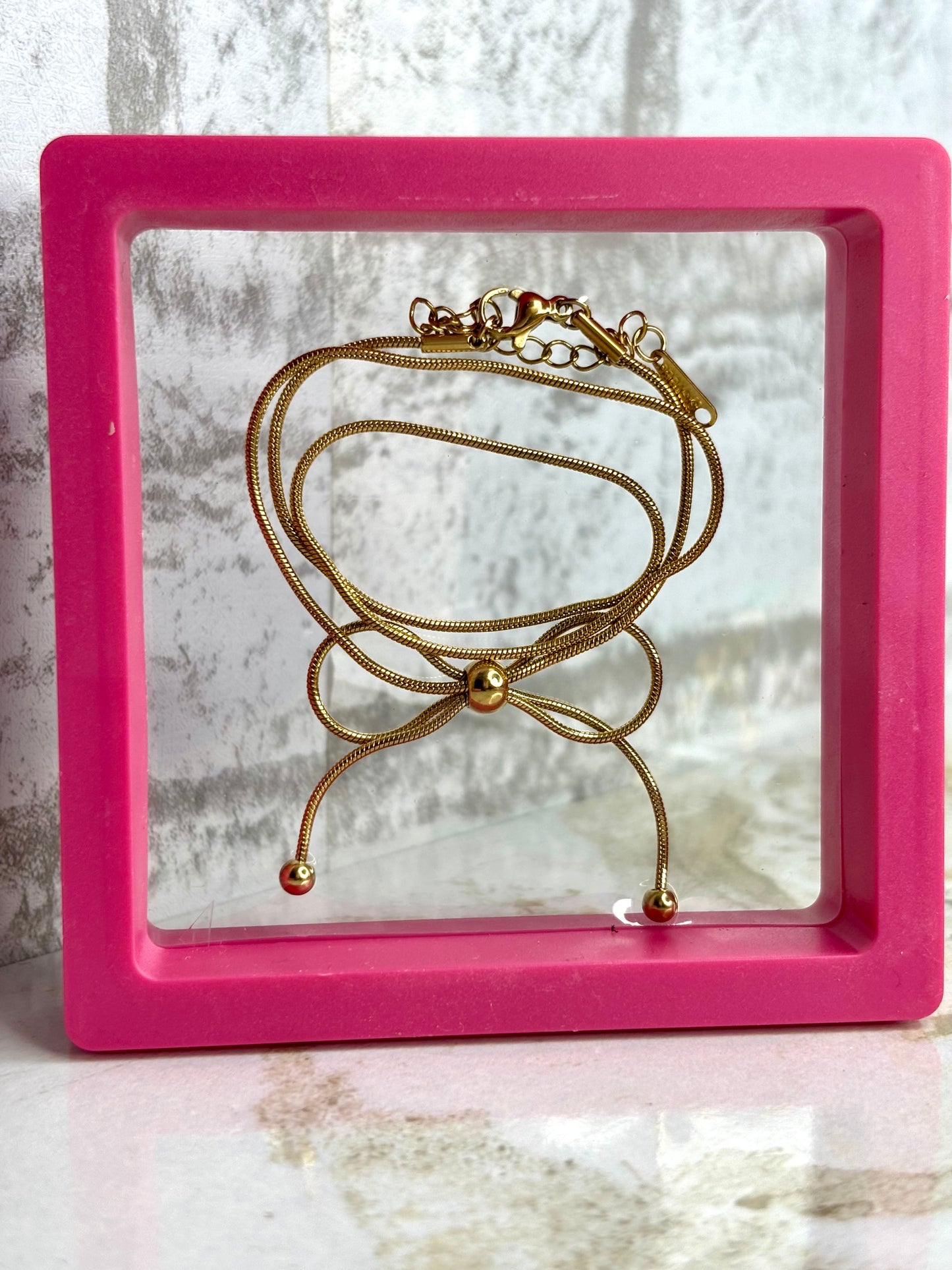 Big Bow (Anti Tarnish Stainless steel 18k gold plated)