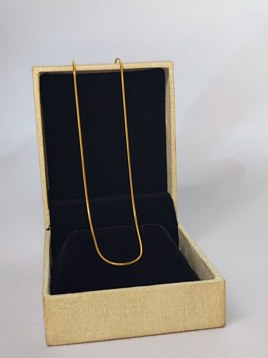 Sleek Chain (Anti-Tarnish, Stainless Steel 18k Gold Plated)