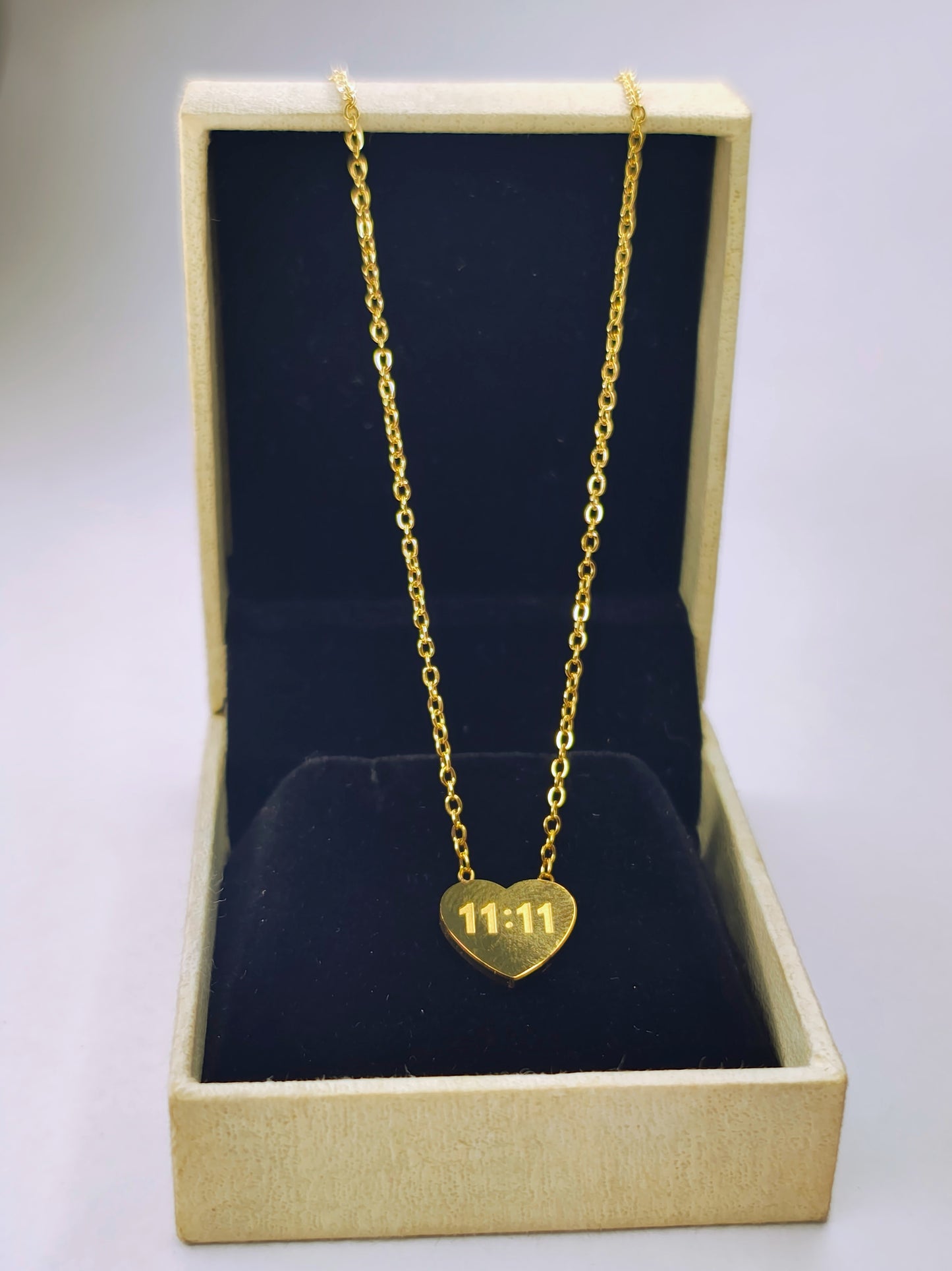 11:11 Heat Necklace (Anti-Tarnish,Stainless Steel)