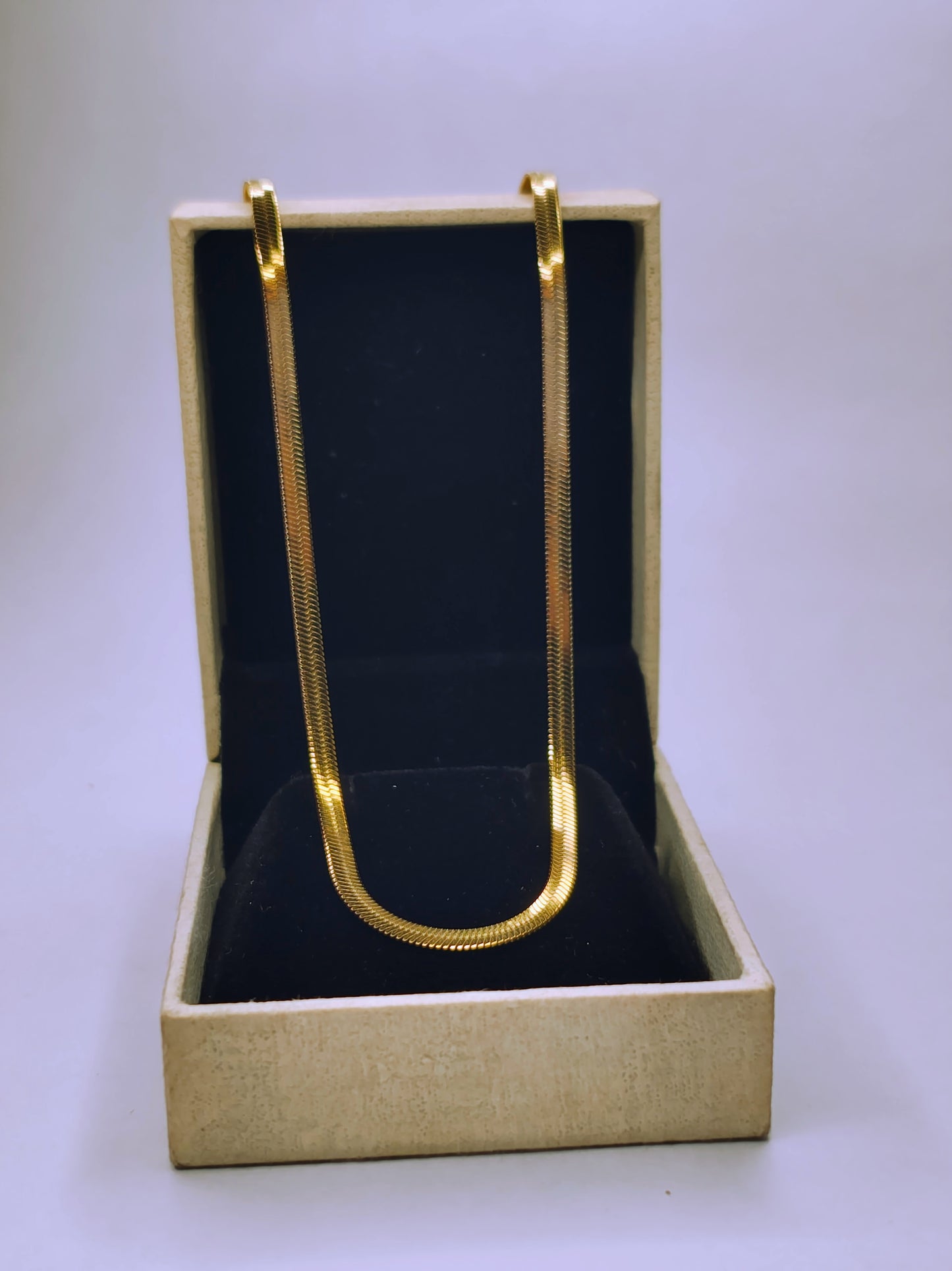 Snake Chain (Anti-Tarnish, Stainless Steel 18k Gold Plated)