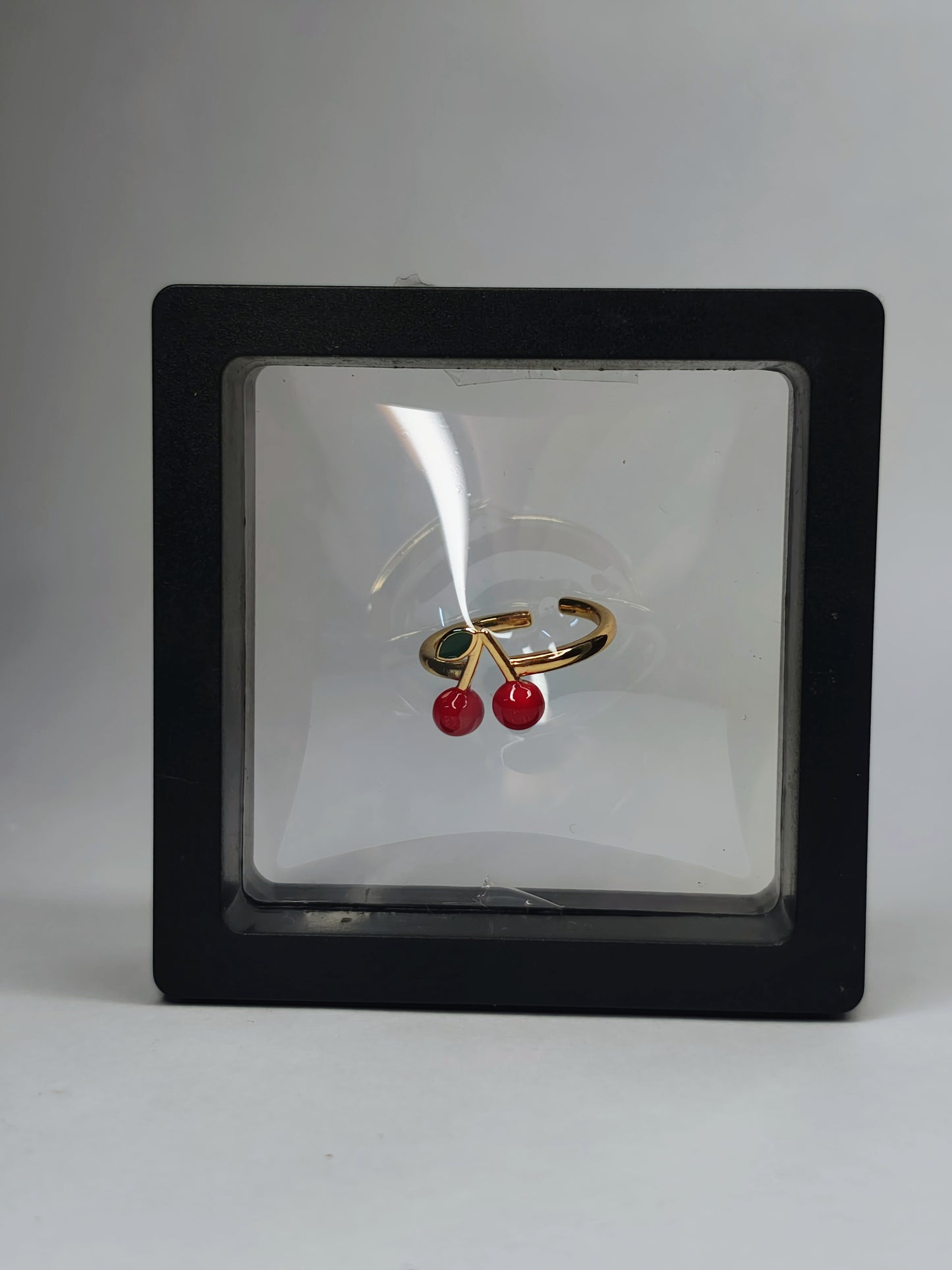 Cherry on Top Ring (Anti-Tarnish, Stainless Steel 18k Gold Plated)