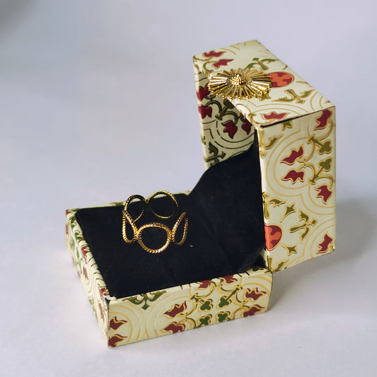 Five-Circle Adjustable Ring (Anti-Tarnish, Stainless Steel 18K Gold Plated)