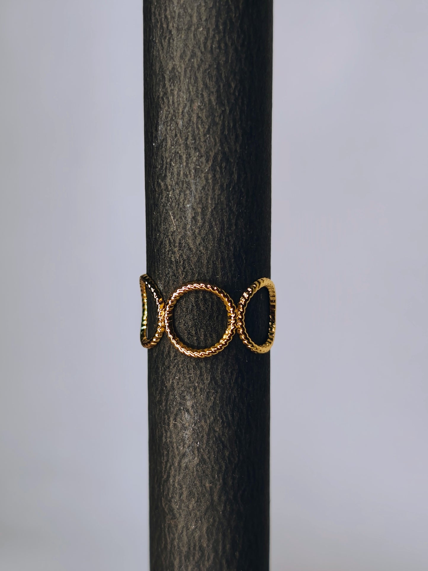 Five-Circle Adjustable Ring (Anti-Tarnish, Stainless Steel 18K Gold Plated)