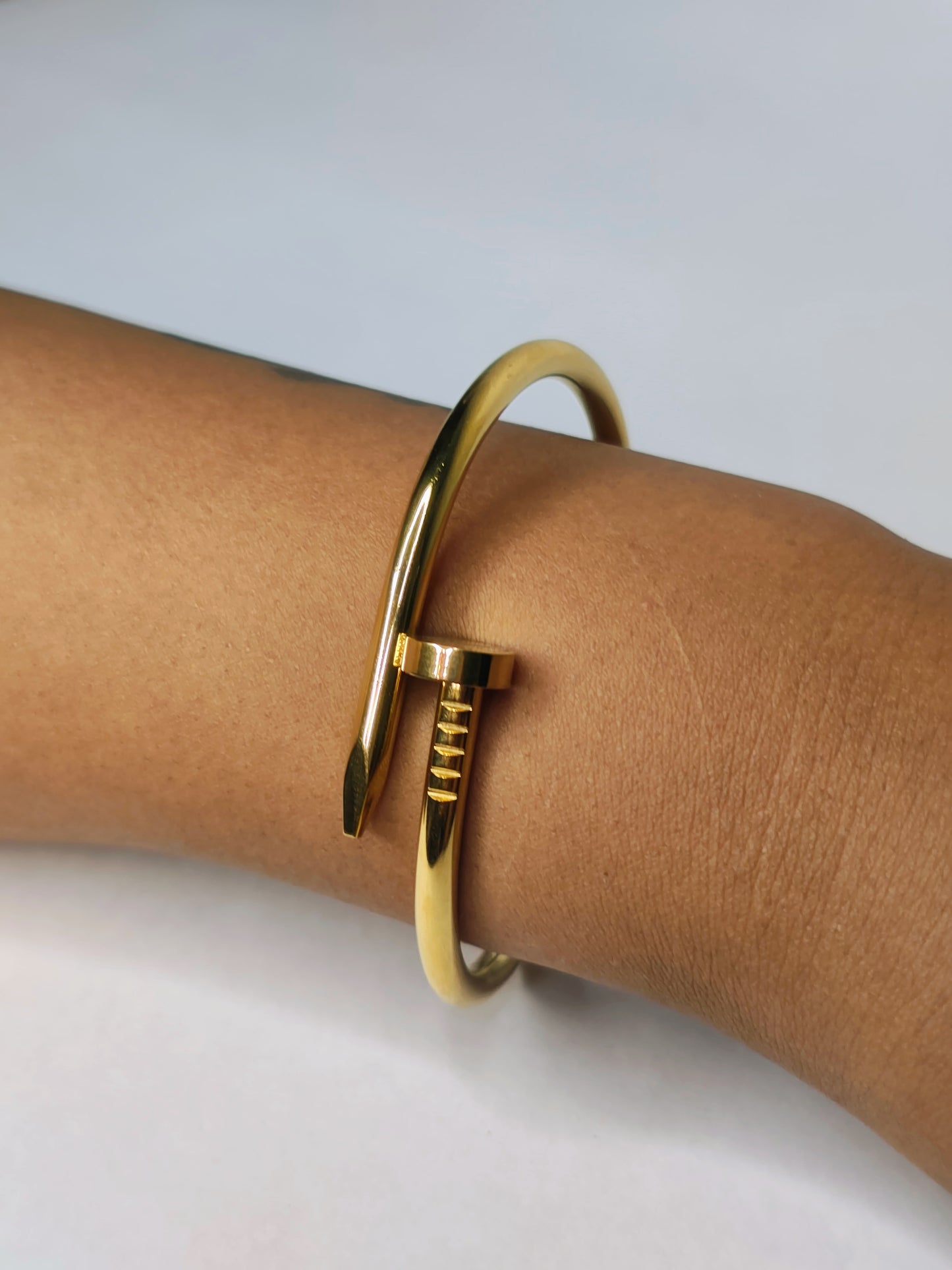 Nail Bracelet (Anti-Tarnish, Stainless Steel 18K Gold Plated)