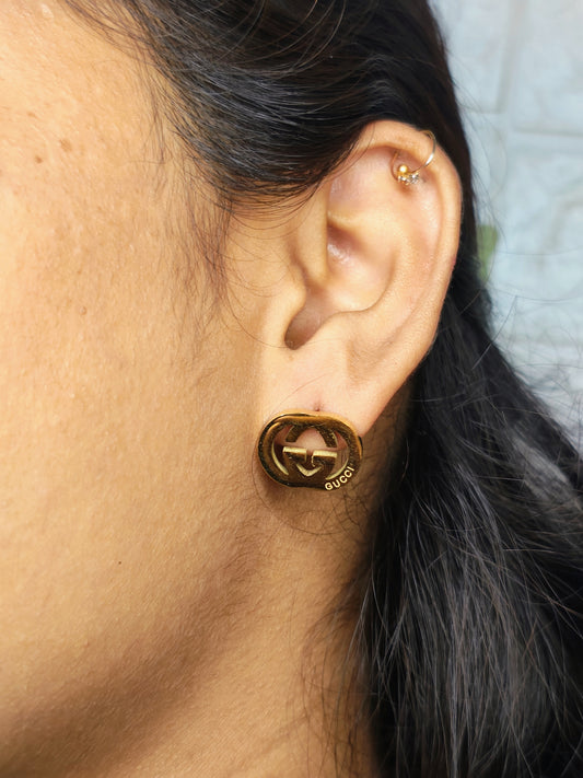 Gucci Statement Earring (Anti-Tarnish, Stainless Steel 18K Gold Plated)